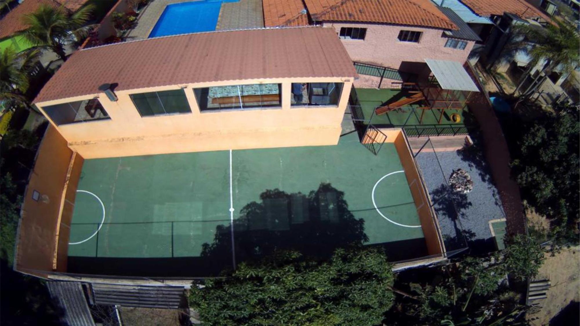 Chacara Bella Vida Com Piscina Churrasqueira Salao De Festas Fogao A Lenha Quadra Арасаригуама Экстерьер фото